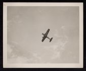 Warplane in sky